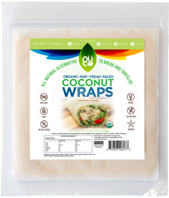 Nuco Organic Coconut Wraps 5pk