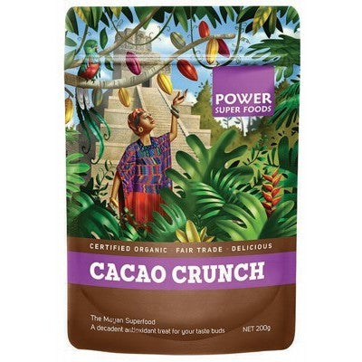 Power Super Foods Organic Sweet Cacao Crunch Nibs 200g