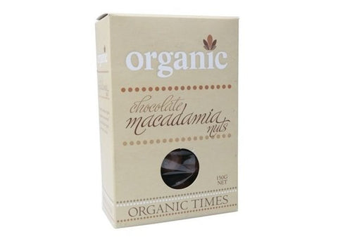 Organic Times Milk Chocolate & Macadamia Nuts 150g