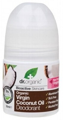 Dr Organic Virgin Coconut Oil Roll-on Deodorant 50ml