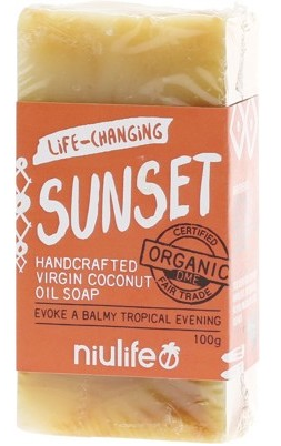 Niulife Organic Virgin Coconut Oil Soap - Turmeric (100g)