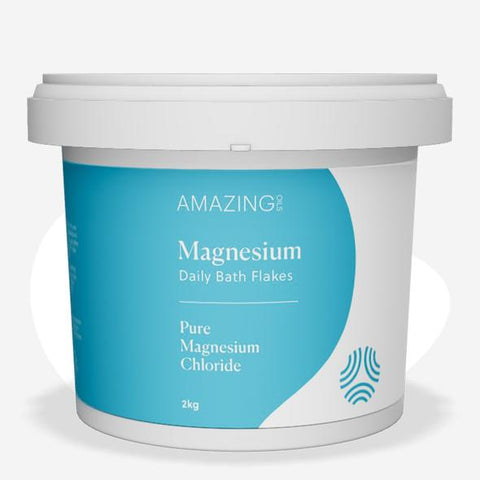 Amazing Oils Magnesium Daily Bath Flakes Pure Magnesium Chloride 2kg