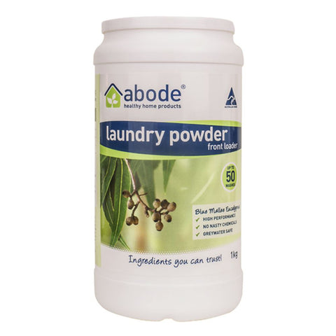 Abode Laundry Powder (Front Top) Blue Mallee Eucalyptus 1kg