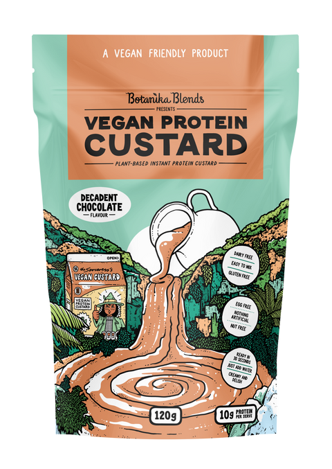 Botanika Blends Vegan Protein Custard Decadent Chocolate 120g