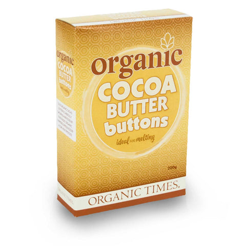 Organic Times Cacao Butter Buttons 200g