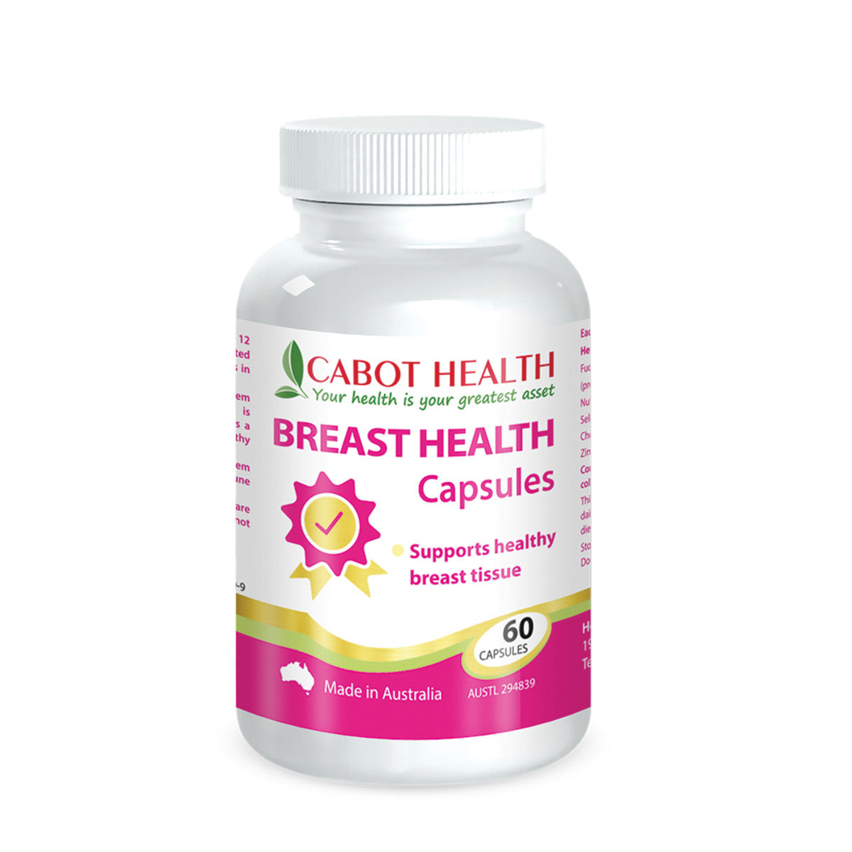 Cabot Health Breast Health 60 Capsules