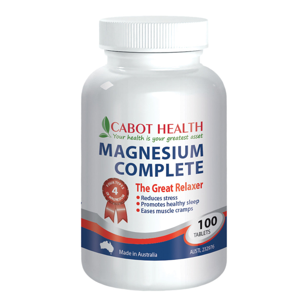 Cabot Health Magnesium Complete 100 Tablets