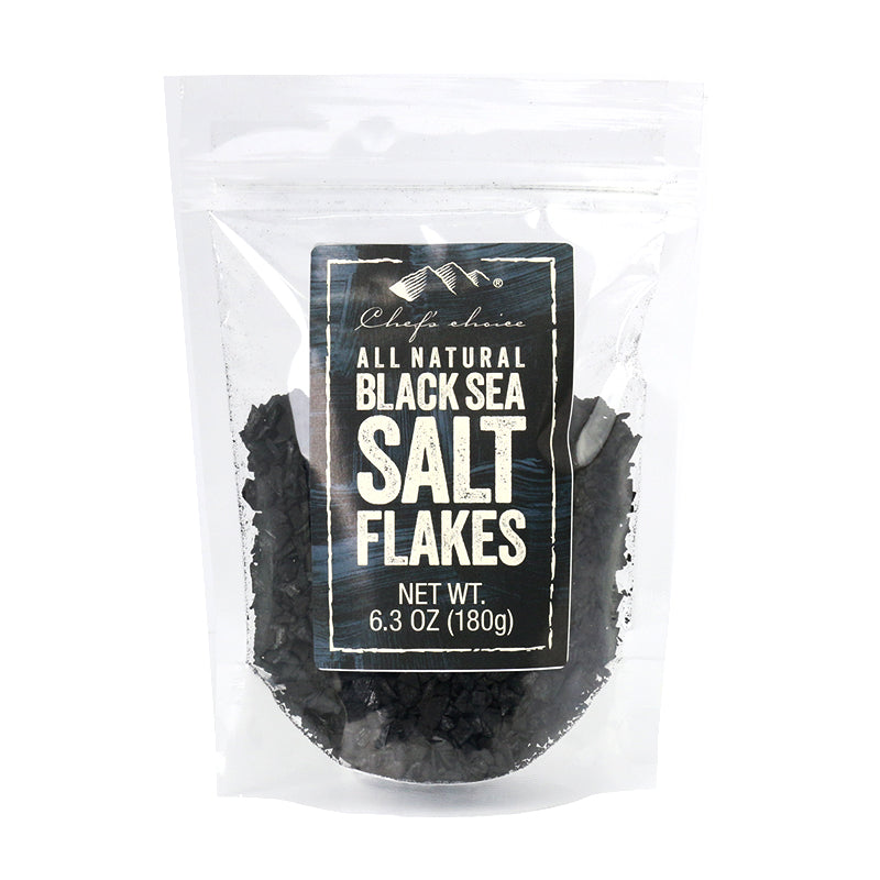 Chef’s Choice All Natural Black Sea Salt Flakes 180g