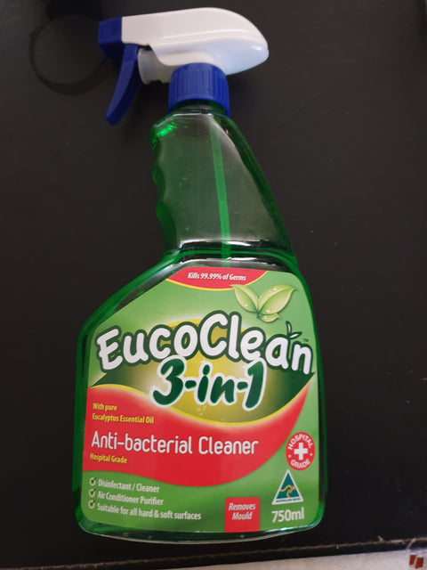 Eucoclean 3-in-1 Anti Bacterial Cleaner Eucalyptus 750ml