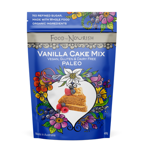 Food to Nourish Cake Mix Divine Vanilla 400g