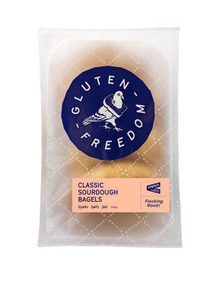 Gluten Freedom Fancier Sourdough Bagels 4 pack 344g SYD ONLY