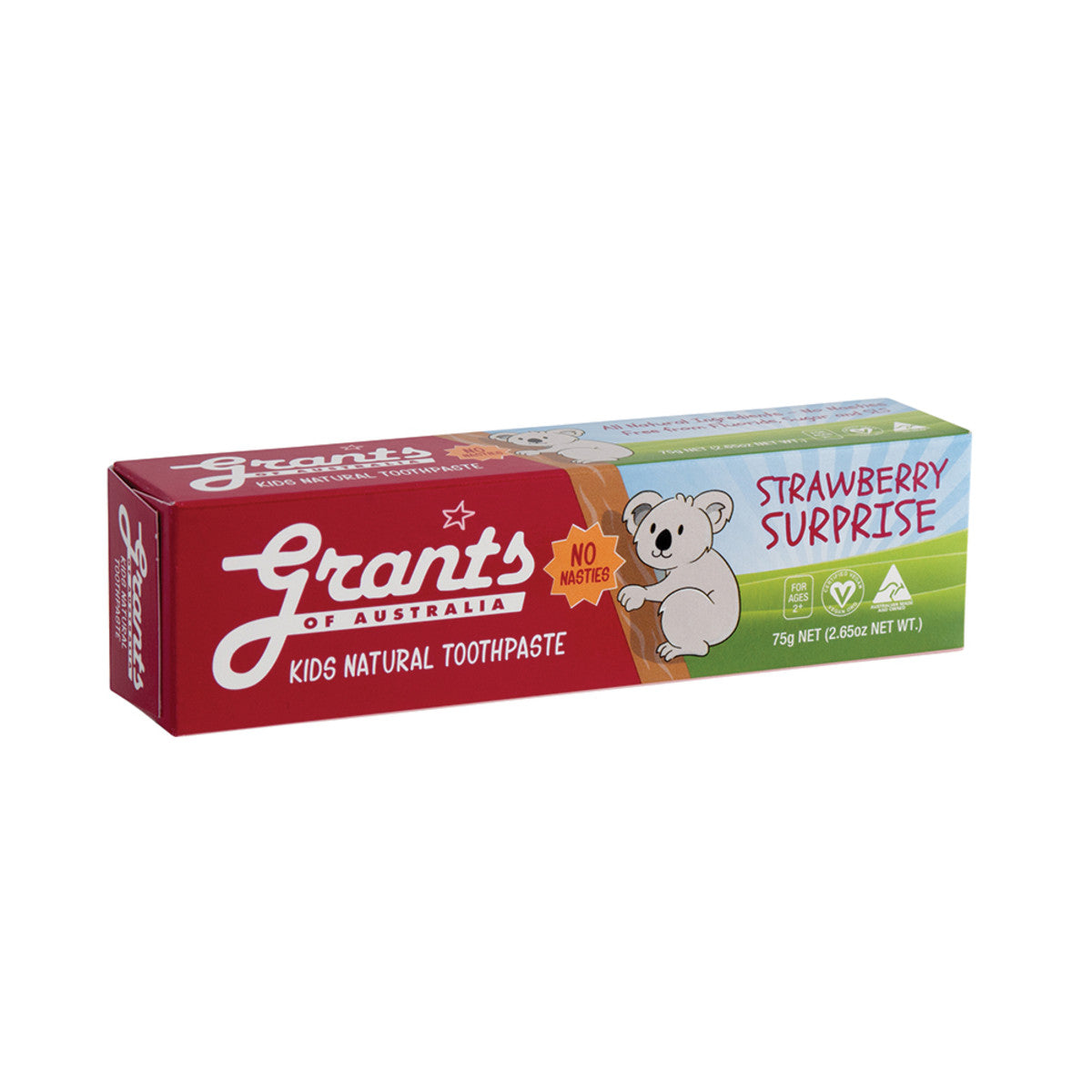 Grants Of Australia Strawberry Surprise Kids Toothpaste 75g