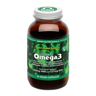 Green Nutritionals Green Omega3 Vegan Capsules (127mg) - 30 Caps