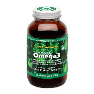 Green Nutritionals Green Omega3 Vegan Capsules (127mg) - 90 Caps