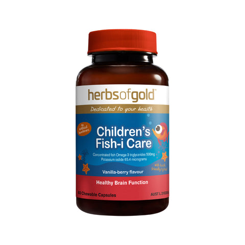 Herbs of Gold Children's Fish-I Care Chewable 60c