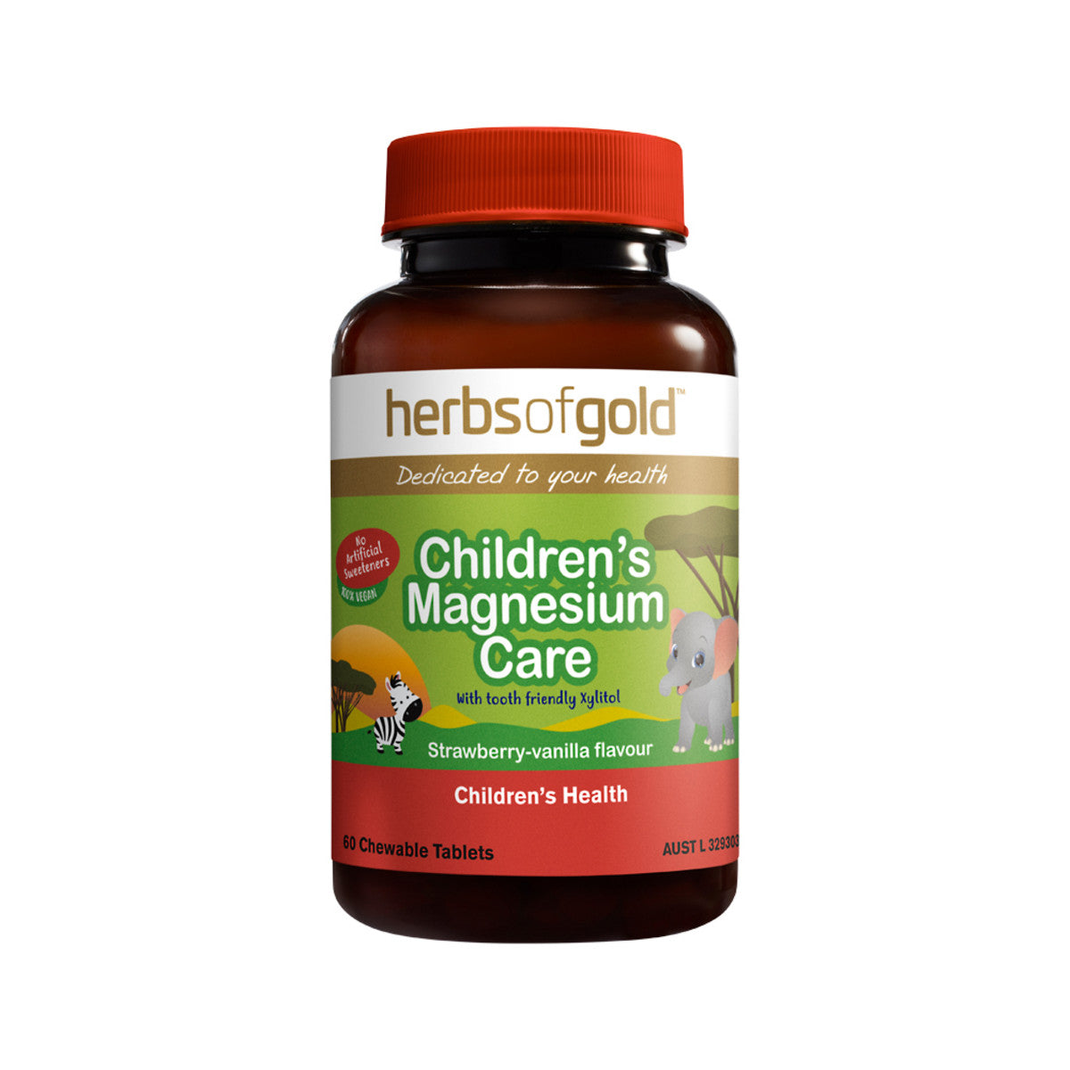 Herbs of Gold Children's Magnesium Care 60 Tablets
