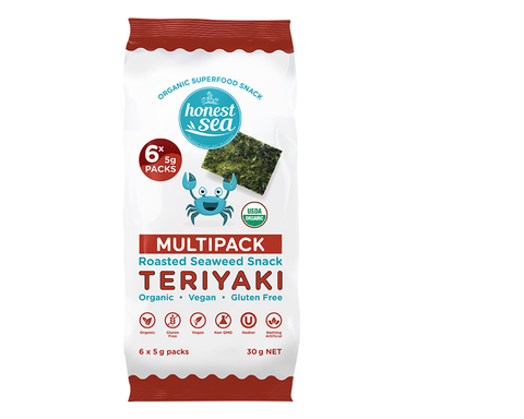 Honest Sea Seaweed - Teriyaki Multipack 6x5g