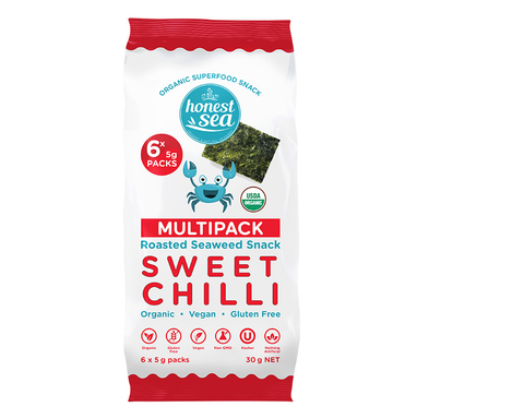 Honest Sea Seaweed - Sweet Chilli Multipack 6x5g