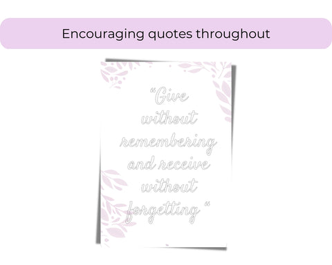 Daily Gratitude and Positive Affirmations Journal for kids