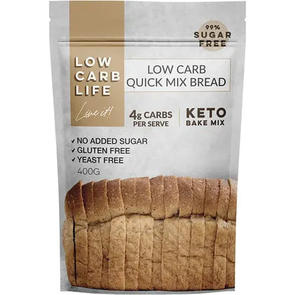 Low Carb Life - Low Carb Quick Mix Bread Keto Bake Mix 400g