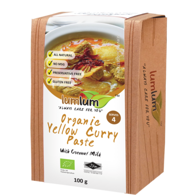 Lum Lum Organic Yellow Curry Paste 100g