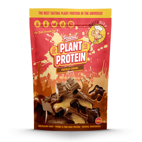 Macro Mike Peanut Plant Protein Chocolate Caramel 520g