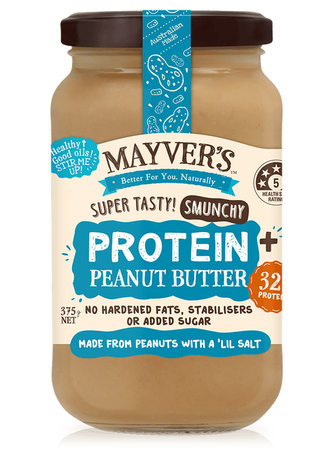 Mayver's Protein Plus Peanut Butter 375g x6