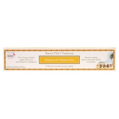 Marco Polo's Treasures Incense Sticks Olibanum Migiurtino - 10 Pack