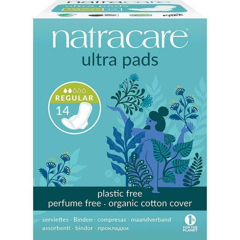 Natracare Regular Ultra Wings Pads 14 pack