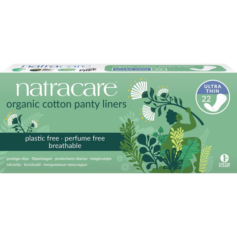 Natracare Organic Panty Liners Ultra Thin 22-pack