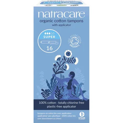Natracare Super Tampons (Applicator) 16 pack