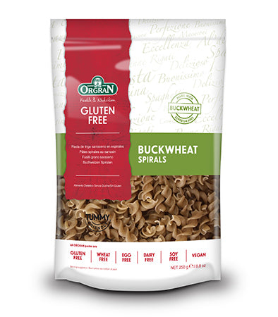 Orgran  Gluten Free Buckwheat Pasta Spirals 250g x5