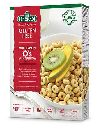 Orgran Gluten Free Multigrain Breakfast O's with Quinoa 6 x 300g