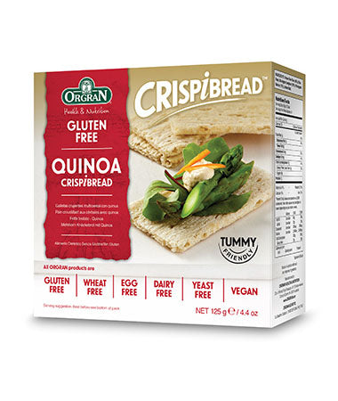 Orgran Gluten Free  Crispibread with Quinoa 125g x6