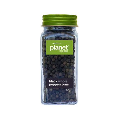 Planet Organic Spices Black Whole Peppercorns 50g