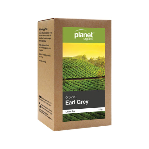 Planet Organic Organic Earl Grey Tea Loose Leaf Refill 125g