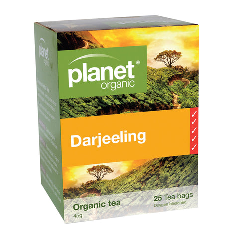 Planet Organic Organic Darjeeling Tea X 25 Tea Bags