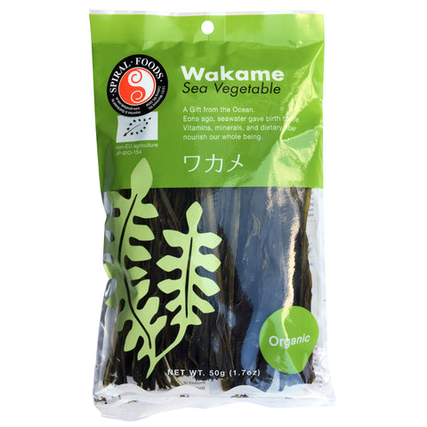 Spiral Foods Wakame Sea Vegetable Organic 50g