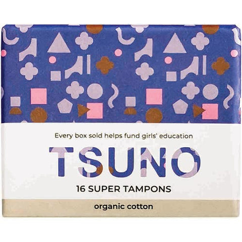 Tsuno Tampons Super Organic Cotton 16pk