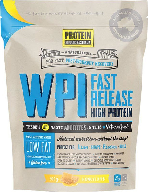 Protein Supplies Australia WPI (Whey Protein Isolate) - Honeycomb 500g