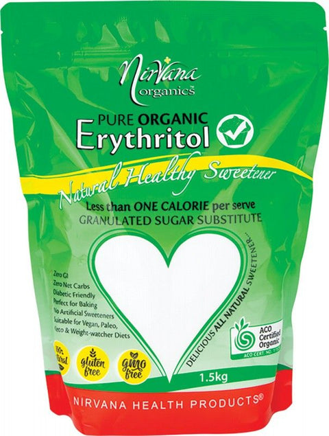 Nirvana Organics Erythritol Pure Organic 750g