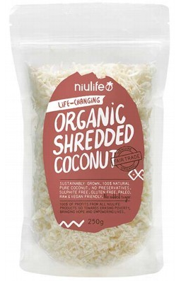 Niulife Organic Shredded Coconut 250g