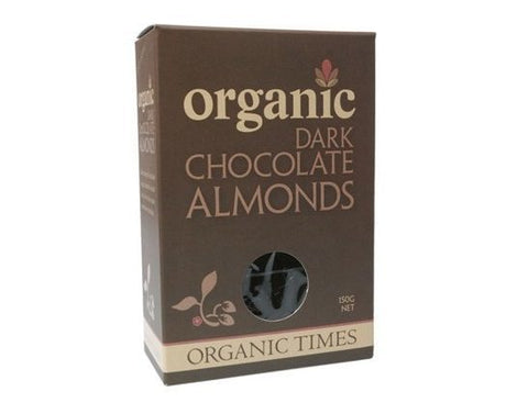 Organic Times Dark Chocolate & Almonds 150g
