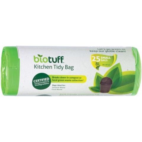 Biotuff Kitchen Tidy Bag Small 8L Bags x25