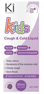 Martin & Pleasance Ki Kids Cough & Cold Liquid 200ml