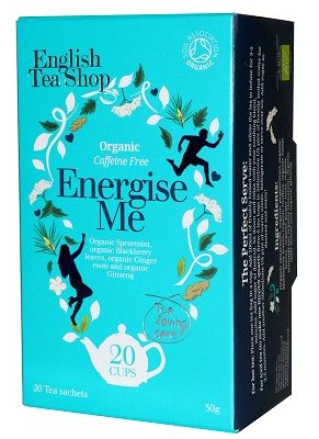 English Tea Shop Organic Wellness Energize Me Teabags 20pc