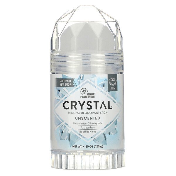 Crystal Deodorant Stick Fragrance Free 120g