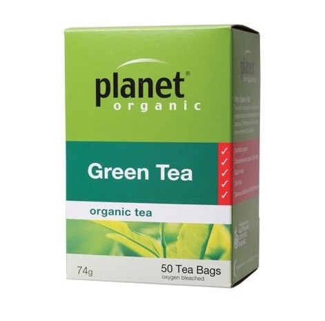 Planet Organic Green Tea 50 Tea bags/74g