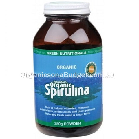 Green Nutritionals Organic Spirulina Powder 250g