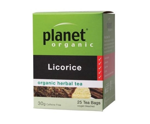 Planet Organic Licorice Herbal Tea (Caffeine Free) 25 bags/30g